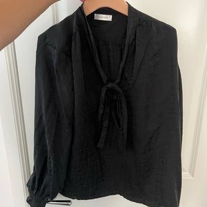 Anine Bing croc being blouse